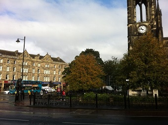 A photograph of the Newcastle urban core (UK)