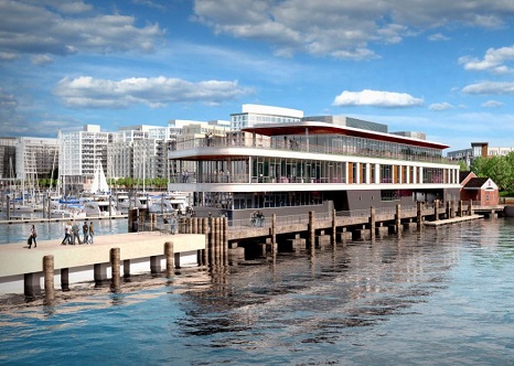 A photograph of Washington DC Water Pier